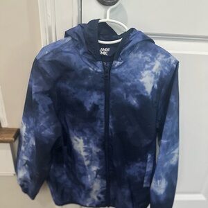 Lands' End Kids Waterproof Hooded Packable Rain Jacket